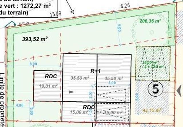 Terrain &agrave; vendre - 393 m2 - Brie Comte Robert - 77 - ILE-DE-FRANCE