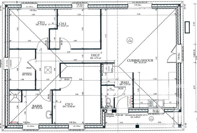Maison &agrave; vendre - 5 pi&egrave;ces - 101,48 m2 - Coolus - 51 - CHAMPAGNE-ARDENNE