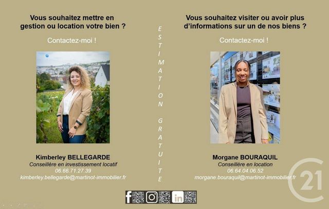 Appartement F2 &agrave; louer - 2 pi&egrave;ces - 58,23 m2 - Chalons En Champagne - 51 - CHAMPAGNE-ARDENNE