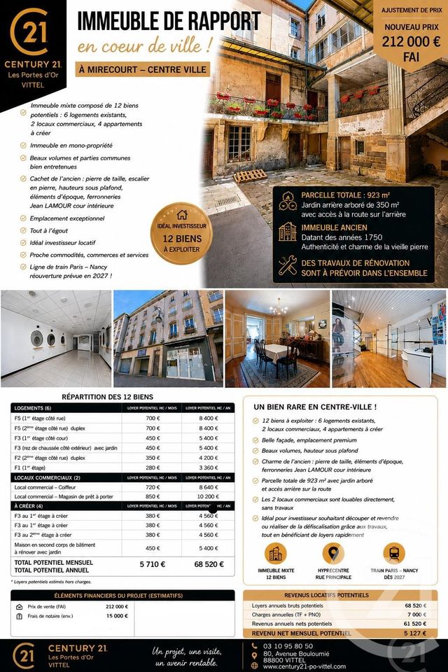 maison - MIRECOURT - 88