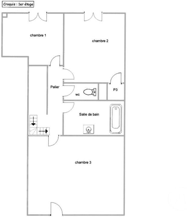 Maison &agrave; louer - 4 pi&egrave;ces - 98,14 m2 - Epernay - 51 - CHAMPAGNE-ARDENNE
