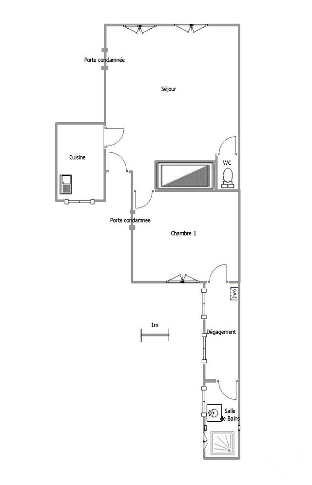 Appartement F2 &agrave; louer - 2 pi&egrave;ces - 50,35 m2 - Troyes - 10 - CHAMPAGNE-ARDENNE