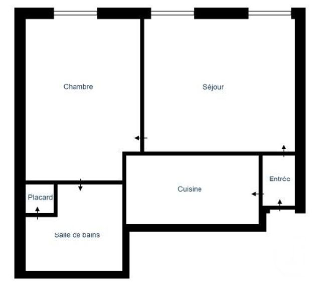 Afficher la photo en grand Appartement F2 à vendre - 2 pièces - 29,20 m2 - Sens - 89 - BOURGOGNE